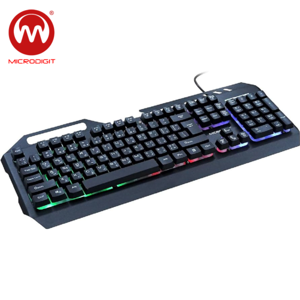 Keyboard Microdigit Md1003Gk Wired Gaming‌ كيبورد‌