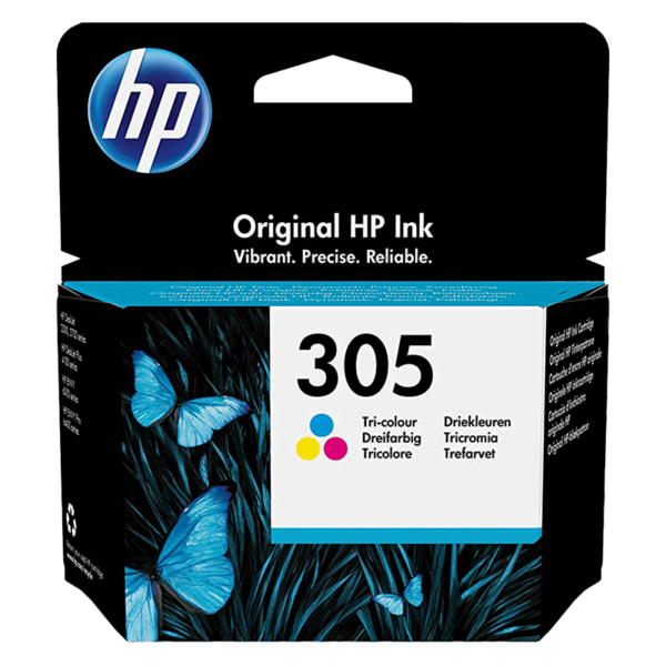 ‌HP 305 Color Original ink Cartridge 3YM60AE UUQ‌حبر طابعه ملون‌ ‌