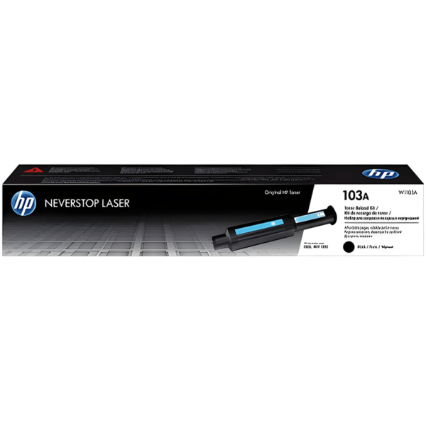 ‌HP 103A Black Original N.STOP RELOAD Toner W1103A‌حبر ليزر اصلي اسود‌ ‌