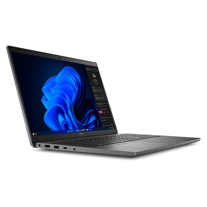 ⁦Laptop Dell Latitude 3550 Intel Core i7-1355U Processor, 8GB Ram, 512GB SSD M.2, NVIDIA GeForce MX570A 2GB Graphics, 15.6-inch Full HD Display 1920x1080, Free Dos - Black⁩ - الصورة ⁦3⁩