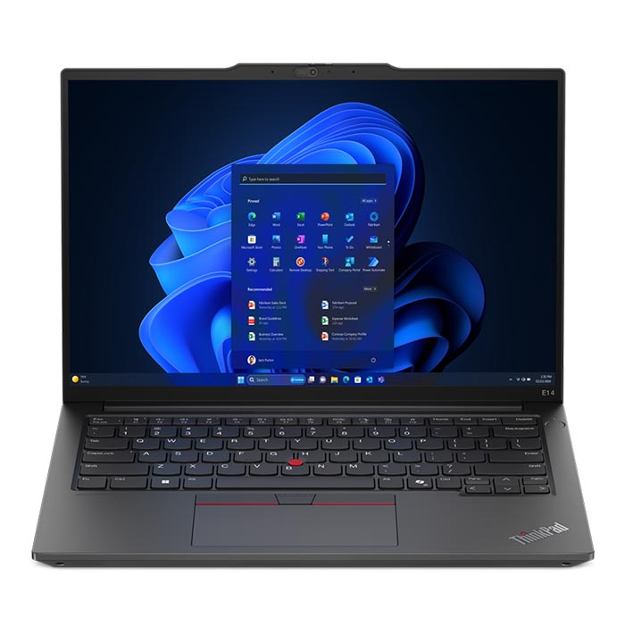 Laptop Lenovo ThinkPad T14 Intel Core Ultra 7-155U Processor, 16GB Ram, 512GB SSD M.2, Intel Graphics, 14-inch WUXGA Display 1920x1200 IPS, Windows 11 Professional - Black